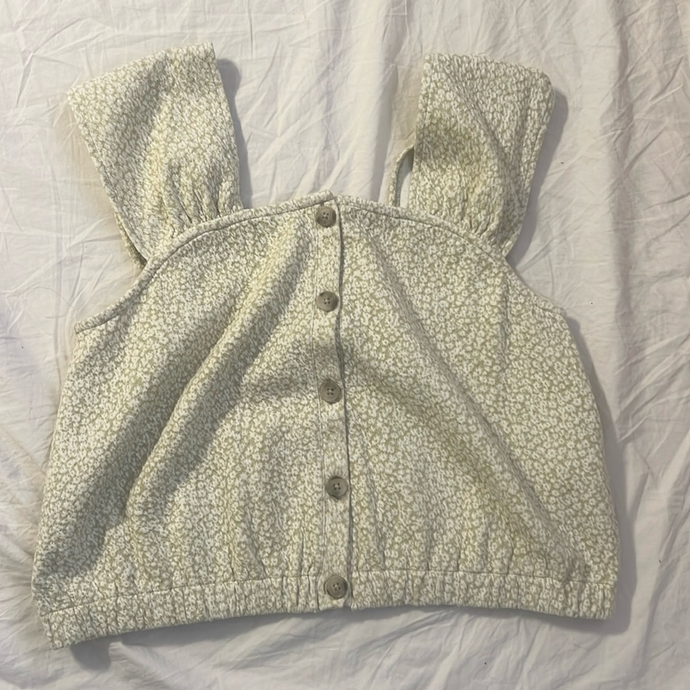 Cropped sleeveless madewell top